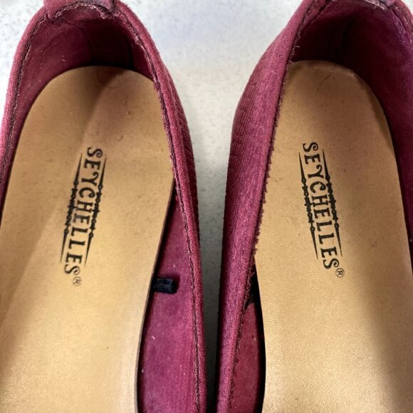Seychelles Dwight Flats Burgundy 7W - Picture 2 of 8